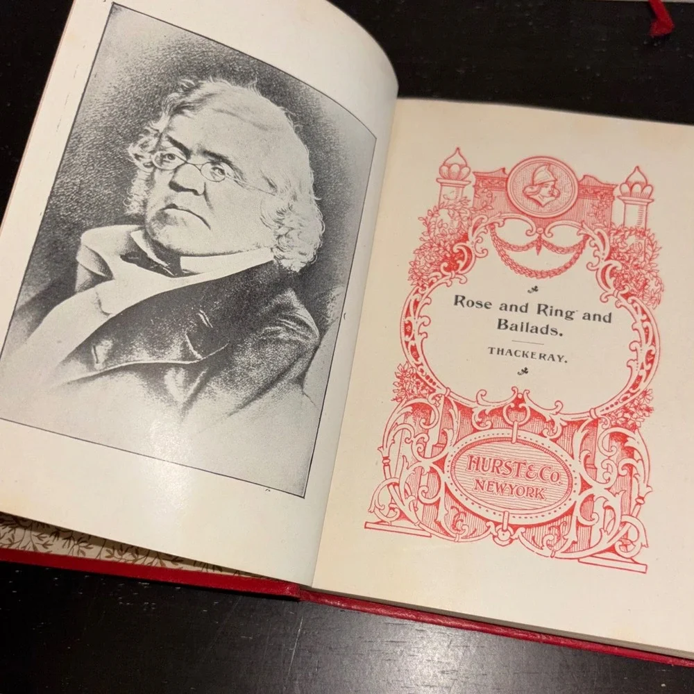 The Rose‎ and Ring and Ballads | W. M. Thackeray Hurst & Company | Antique